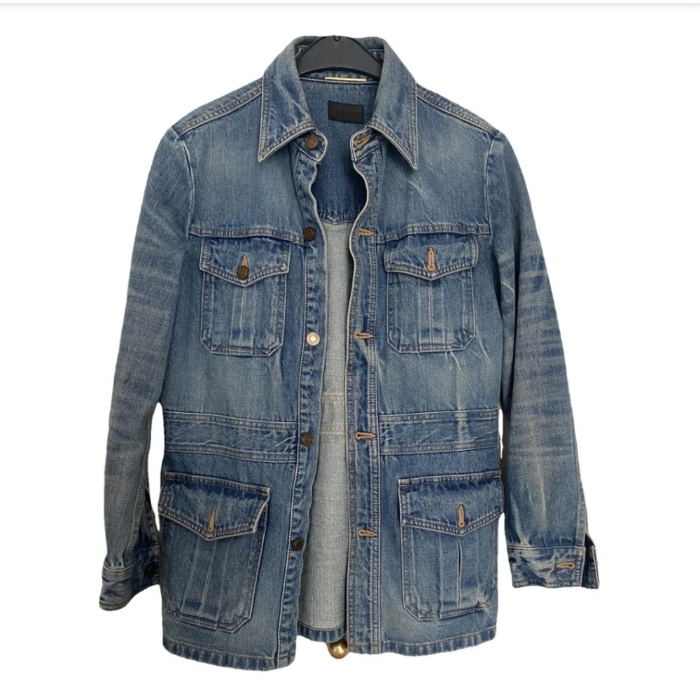 Saint Laurent Classic Blue Denim Jacket